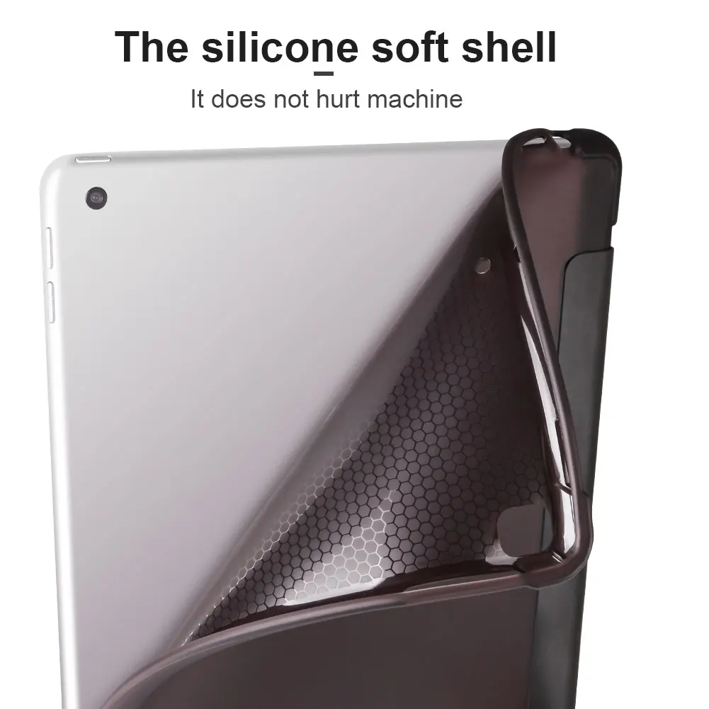 Для iPad 10,2 дюймов iPad 7 чехол с карандашом держатель Трансформеры подставка чехол для iPad Air 3 Pro 10,5 умный чехол спящий режим