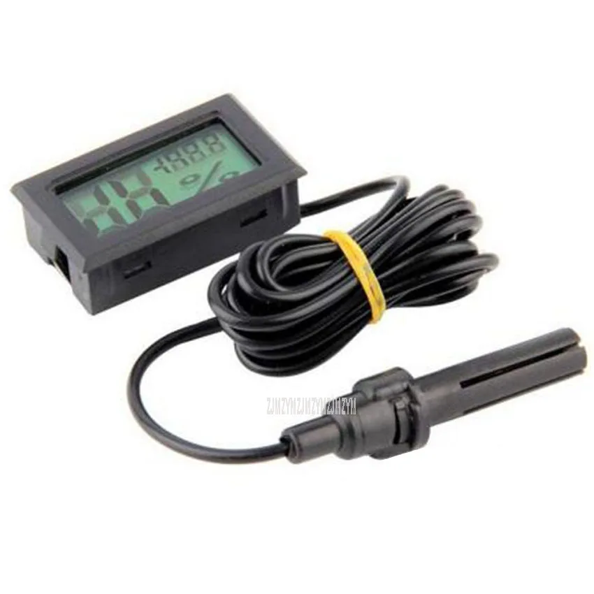 Цифровой мини измеритель температуры и влажности с ЖК дисплеем|Измерители