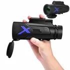 Монокулярный телескоп 12x50, высококачественный зум, Призма BAK4, HD, военный, профессиональный, для охоты