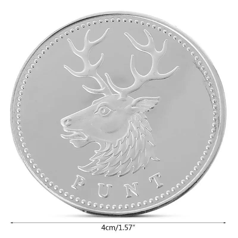 Северная Ирландия знак животного лося Памятная коллекция монет подарок сувенир художественный металлический Collection коллекция монет