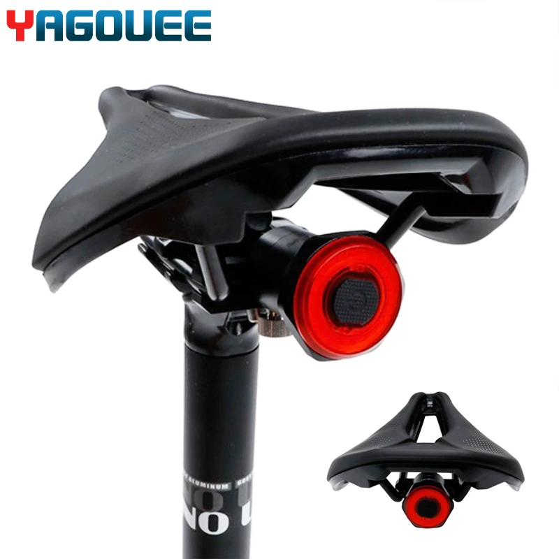 

Smart Bicycle Rear Auto Start/Stop Brake Sensing IPx6 Waterproof USB Charge Cycling Tail Taillight Bike LED Light bicicleta