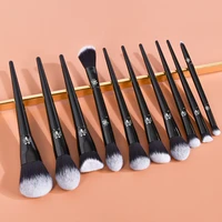 10pcs makeup brushes set professional cosmetic foundation powder blush eye shadow blending concealer make up brush beauty tool