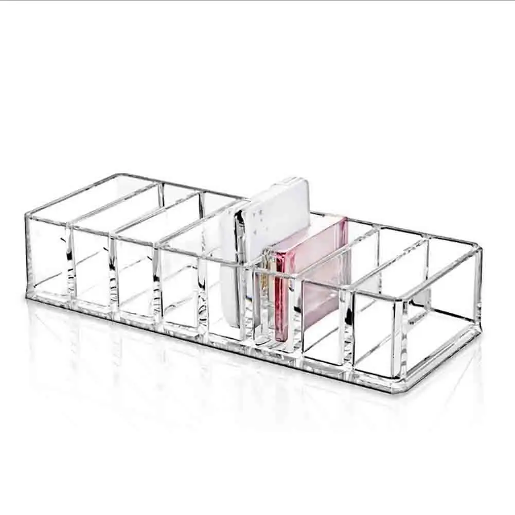 2019 8 сетчатый прозрачный акриловый Органайзер для макияжа коробка хранения лака