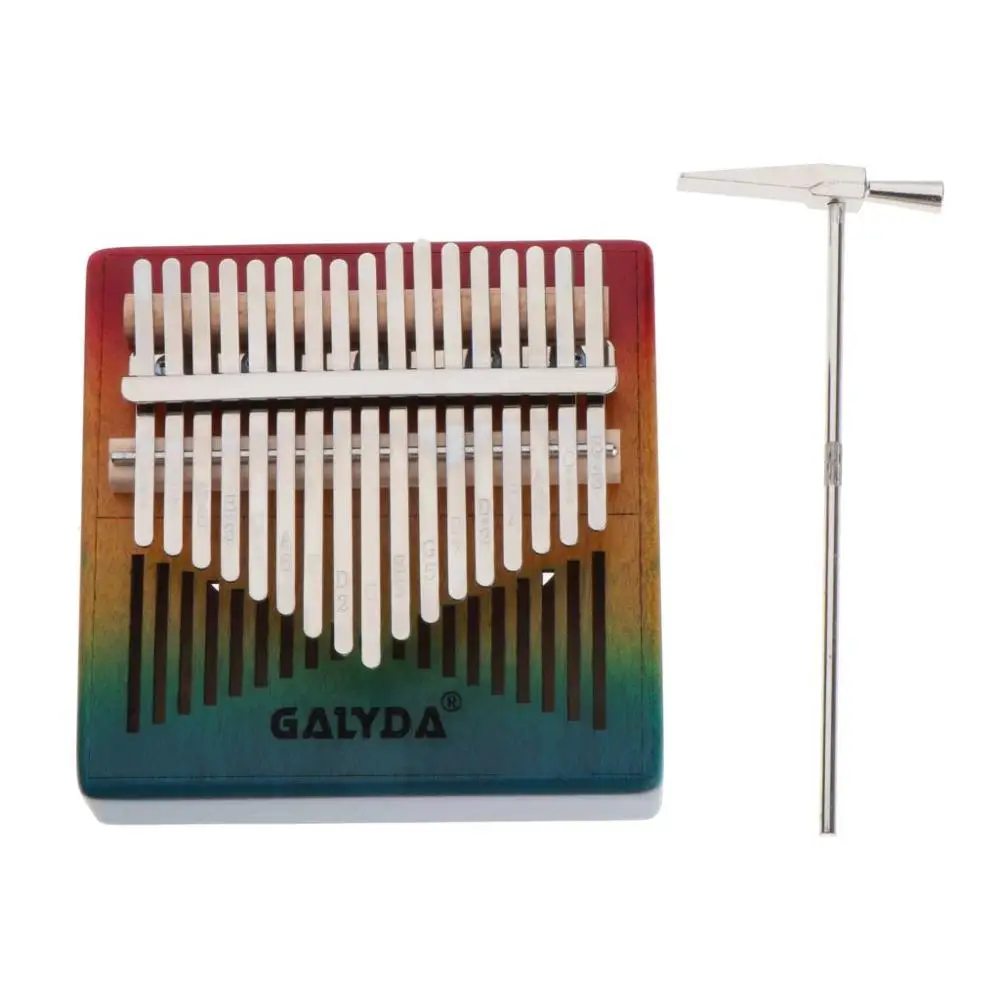 Kalimba 17 клавишная рояльная игрушка Профессиональная деревянная пальцевая мбира