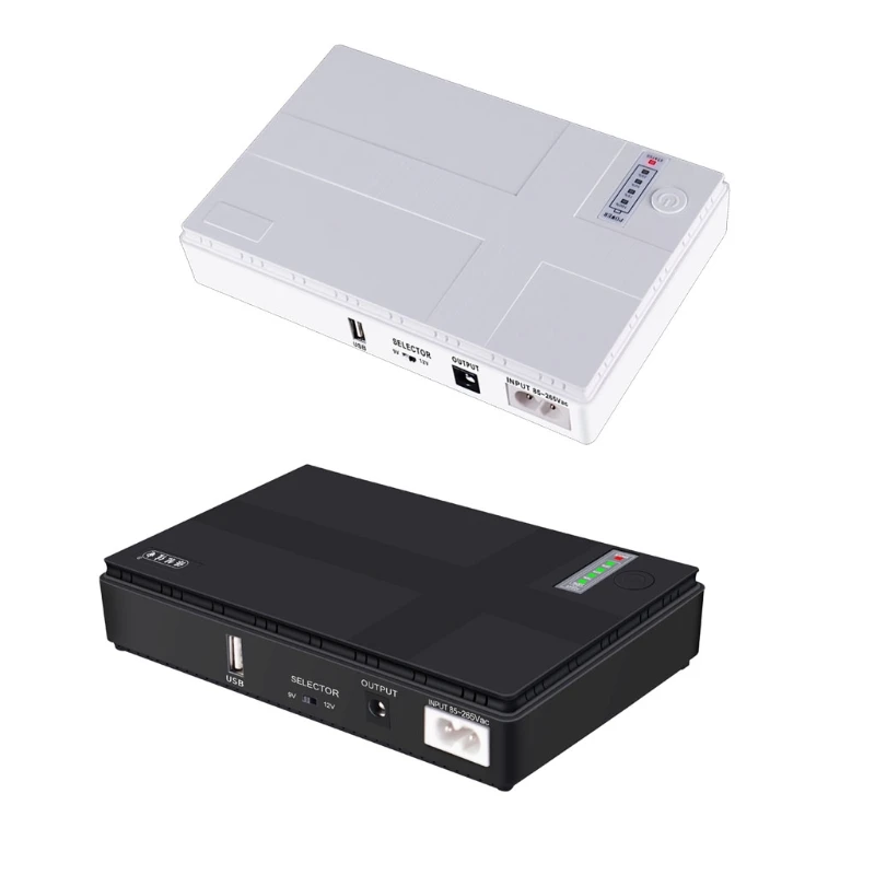 

Mini UPS Battery Backup Uninterruptible Power Supply for WiFi, Router, Modem, Security Camera, Output Power 5V/9V/12V
