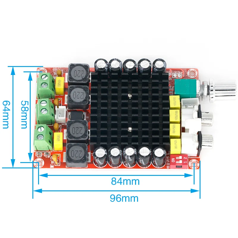 Плата цифрового усилителя высокой мощности TDA7498 Class-D 2x100 Вт усилители звука