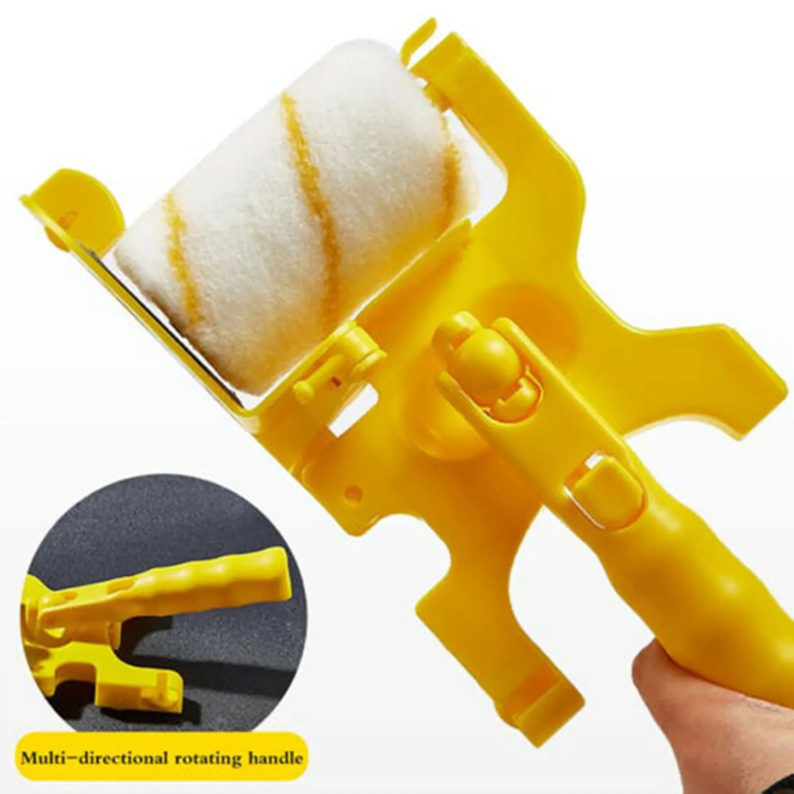 

Multi-functional Roller Brush Clean-Cut Anti-smudge Paint Edger Roller Brush Safe Tool for Wall Ceiling