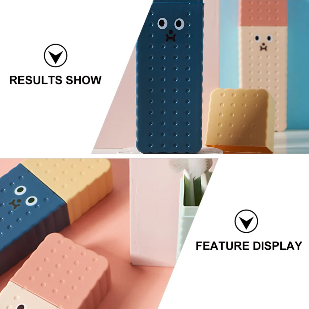 

2Pcs Creative Portable Toothbrush Case Travel Toothbrush Storage Boxes