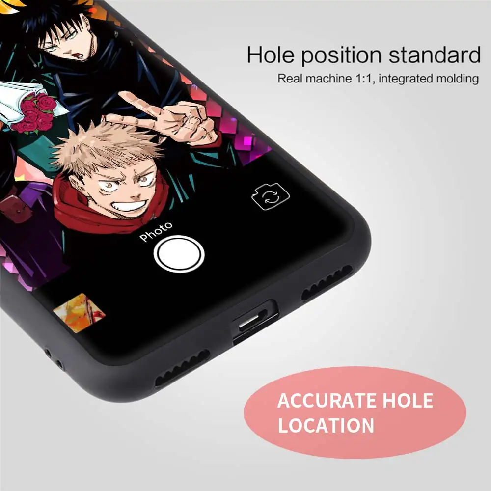 

Anime Jujutsu Kaisen lovely Phone Case for Honor 20 Lite 8X 9X Pro Play 9A 9S 30i 8S 9C 30 Lite 10 Soft Black Shell Cover Funda