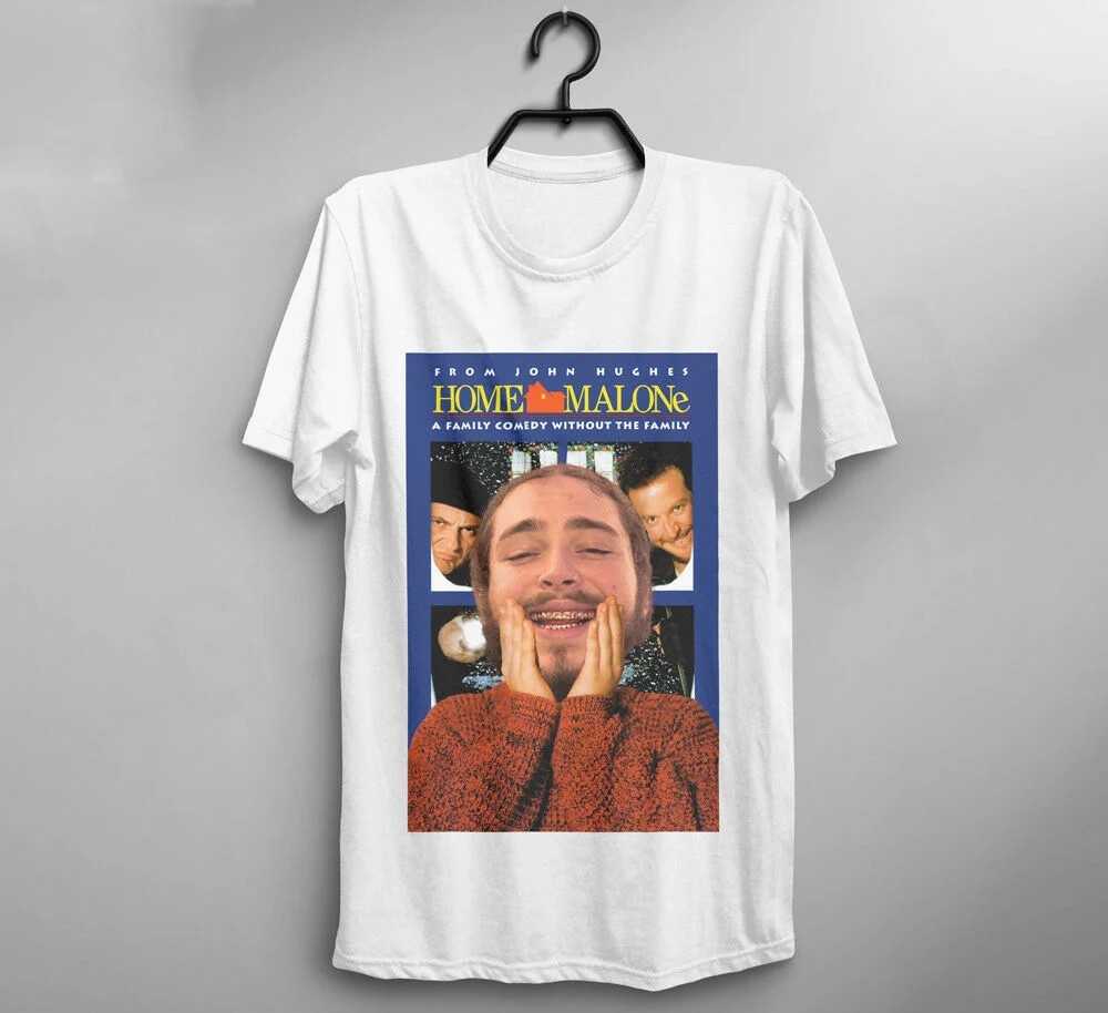 HOME Post MALONE футболка смешная одна Tumblr Stoney хип-хоп Lil Peep Drake Kanye большого размера 2019