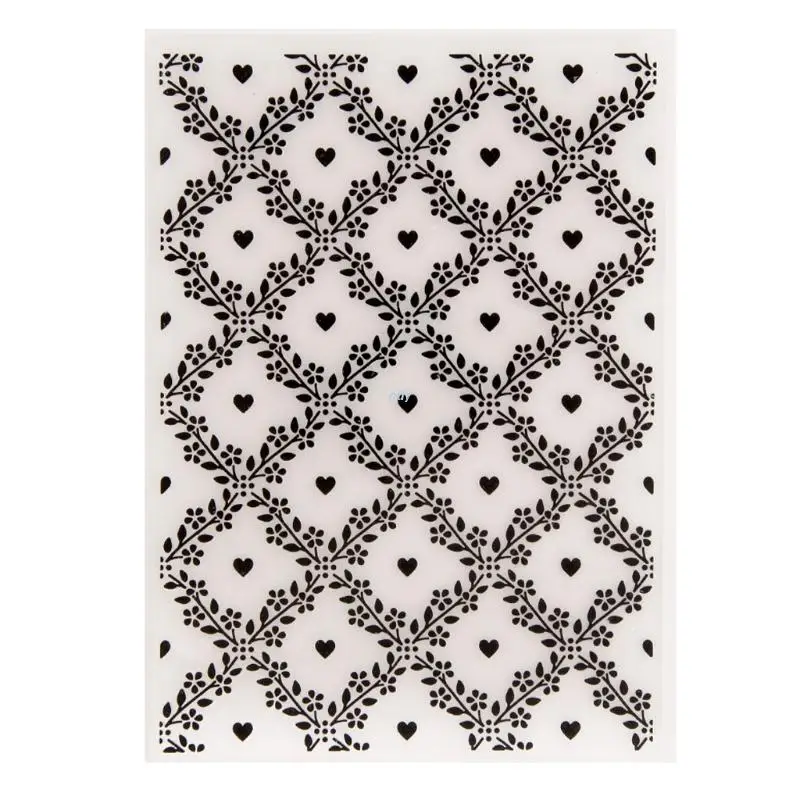 

Flower Vine Plastic Embossing Folder Stencil Template DIY Craft Making Pattern Background Paper Cards Scrapbooking Album