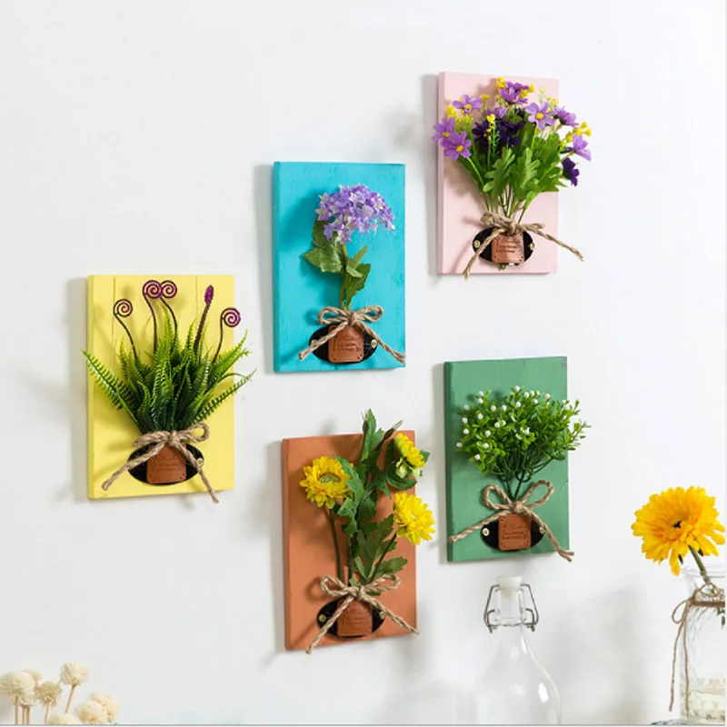 Скандинавский дом для гостиной настенный Декор планка имитация растения