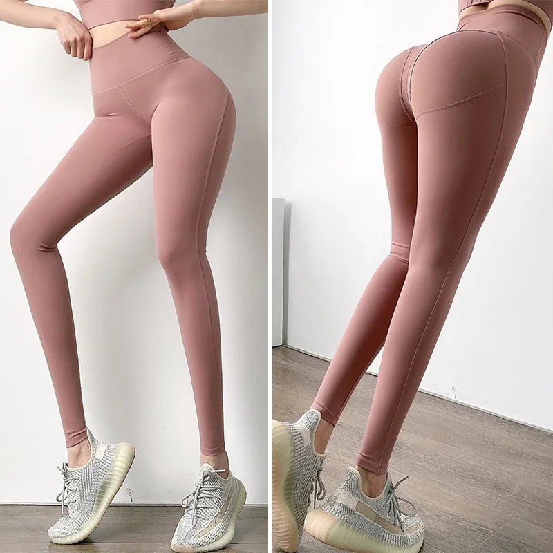Женские брюки для занятий йогой с эффектом пуш-ап | Спорт и развлечения
