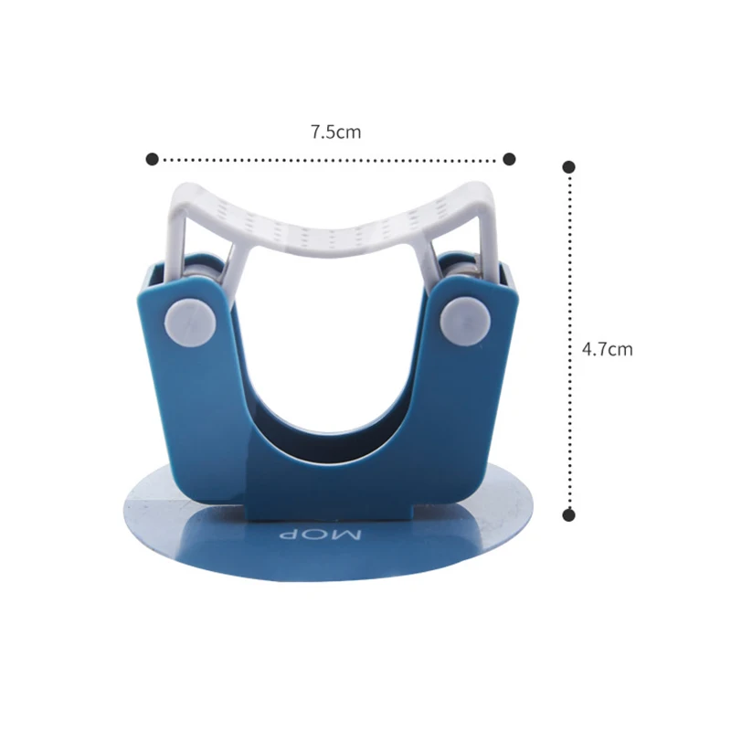 

1Pcs Round/Diamond Broom Hanger Storage Rack Clips Clamping Seamless Mop Hooks Bathroom Tools Suction Household Tools