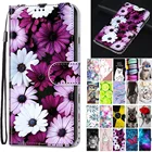 Чехол с откидной крышкой на чехол для Samsung Галактики A6 A7 A8 A9 2018 A3 A5 2017 2016 Магнитный кошелек кожаный чехол милый кот Чехол для телефона бампер