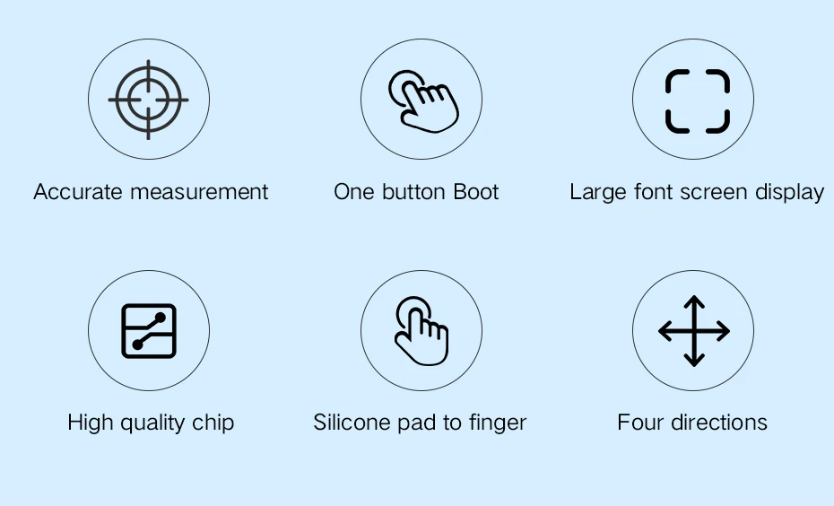 Пульсоксиметр Пальчиковый цифровой портативный для измерения пульса и уровня