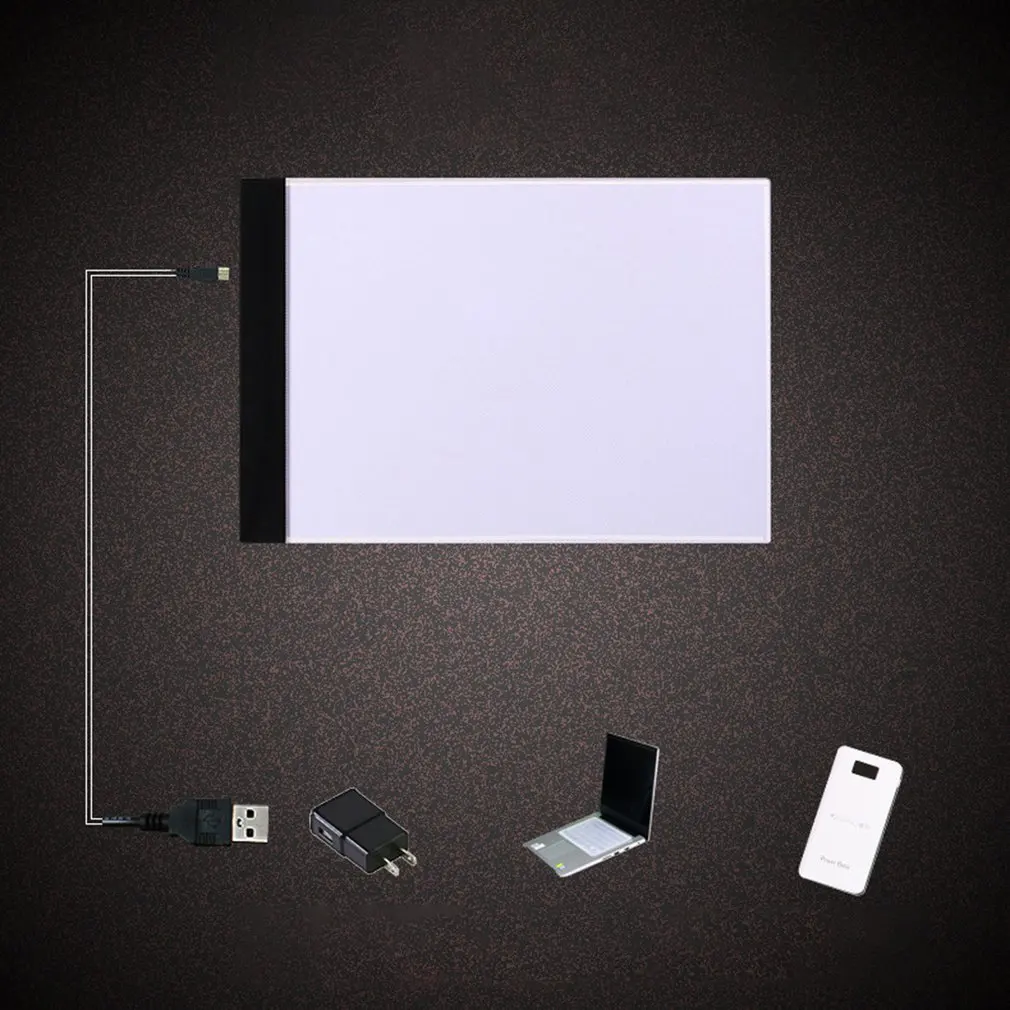 

A4 LED Drawing Tablet Digital Graphics Pad USB LED Light Box Copy Board Electronic Art Graphic Painting Writing Table