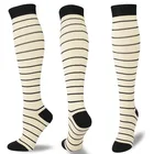 Антифигурные длинные чулки унисекс для езды на велосипеде на открытом воздухе для бега подходят для мужчин женщин мужчин носки Спортивные Компрессионные носки с животными