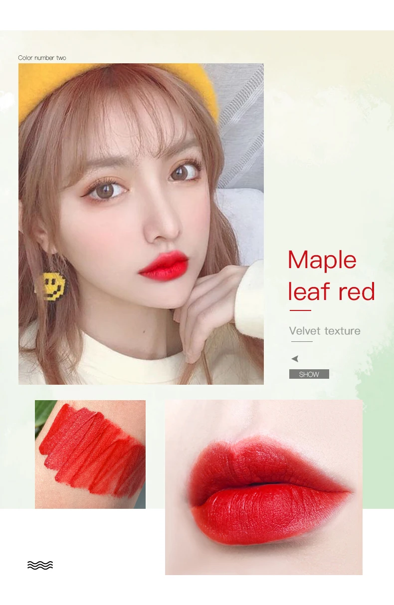 Креативная сигаретная губная глазурь набор из 4 цветов матовая прочная