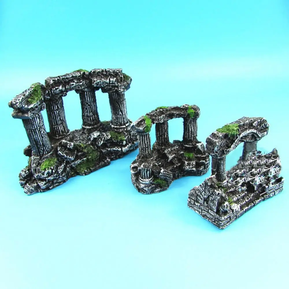 Искусственная смола аквариум украшение для аквариума искусственная римская