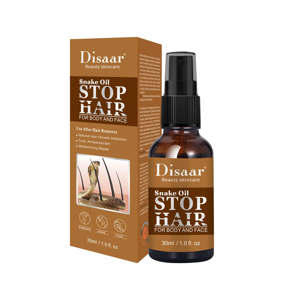

30ml Disaar Snake oil hair spray stop hair hair removal spary Skin care beauty products skin care products
