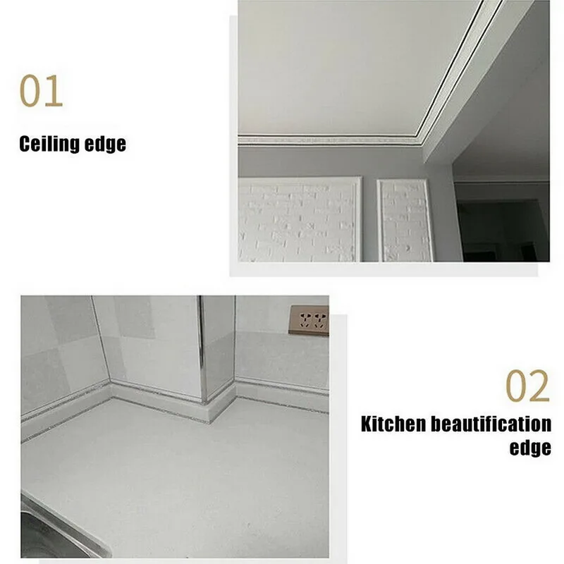 Герметичная лента самоклеящаяся клейкая для зазора плитки наклейка ванной кухни