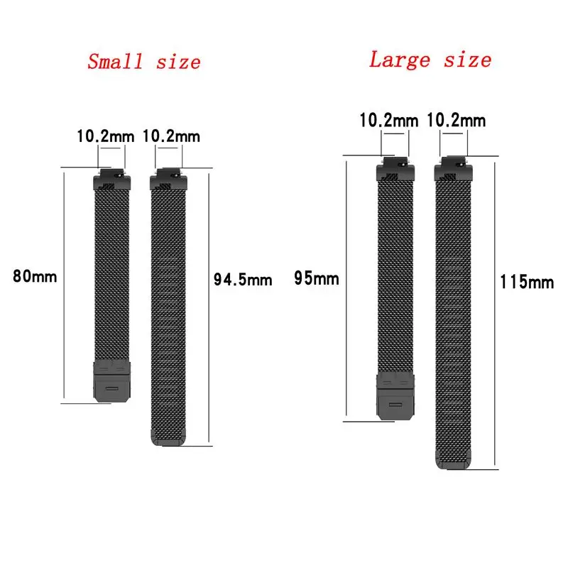 

Band for Fitbit strap Inspire/Inspire HR/ACE2 Mesh Metal stainless steel Replacement Smart watch milanese Wristbands Accessories