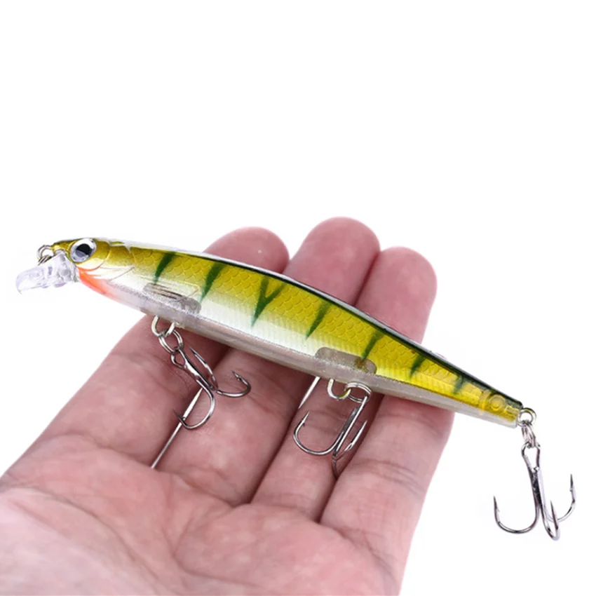 

Приманка для рыбалки, воблер с 3d-глазами, 110 мм, 13 г, мелкая рыболовная приманка, профессиональная Рыбная приманка вобблер