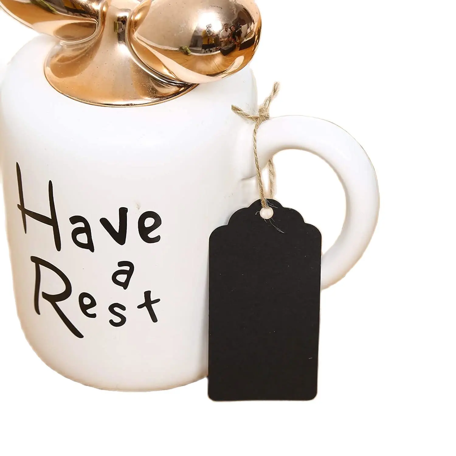 Бирки для одежды черные ручной работы 100 шт./лот | Дом и сад