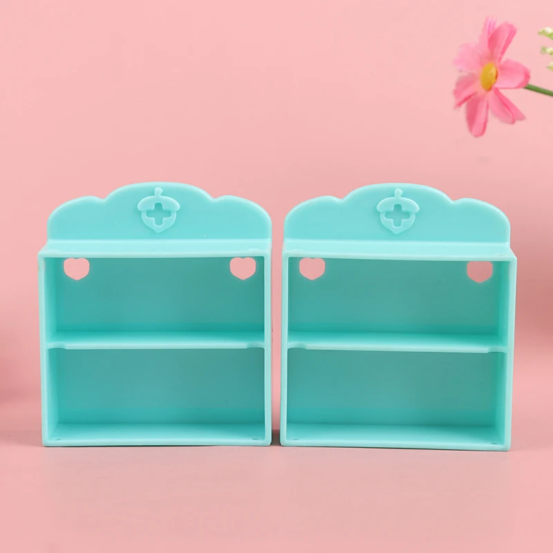 

New Arrival Plastic 1:12 Dollhouse Miniature Closet Cabinet Shelf Lockers Doll House Decor Toy