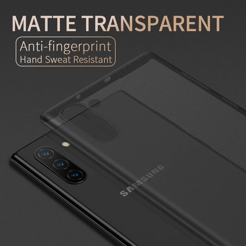 X-Level супер тонкий чехол s для samsung Galaxy Note 10+ Чехол Жесткий PP защитный чехол для Galaxy S10+ S10e прозрачный
