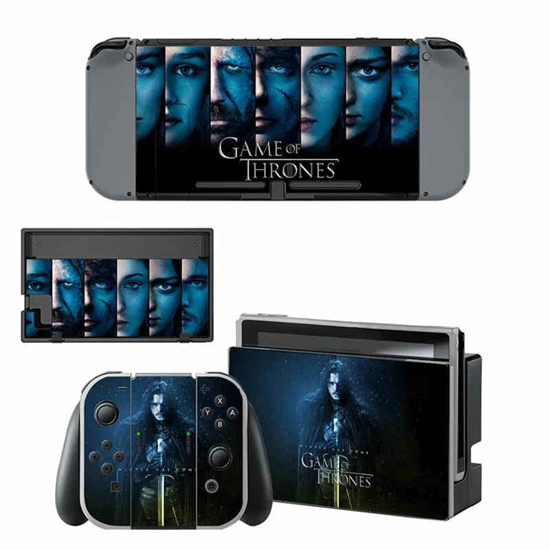 Настенный переключатель Игра престолов стикер s nintendo Switch кожа виниловые наклейки