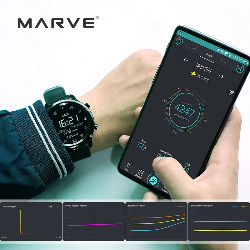 2020 Смарт часы мужские смарт Android ios Reloj Inteligente Mujer Iwo SKY4|Смарт-часы| |