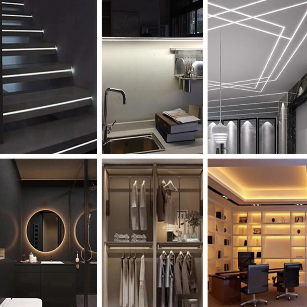 Светодиодная ленсветильник с монолитным блоком светодиодов высокой плотности 12