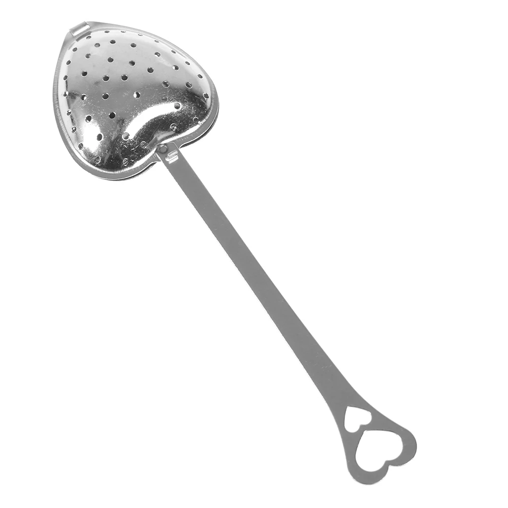Круче Чай Форма ложка Infuser практичный сердце 1 нержавеющая сталь Ручка ПК