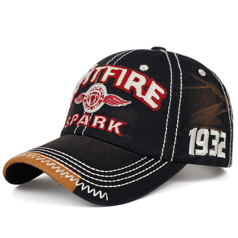 

2020 new SPITFIRE embroidered baseball cap fashion summer shade sunscreen hat wild casual washed hat sports caps