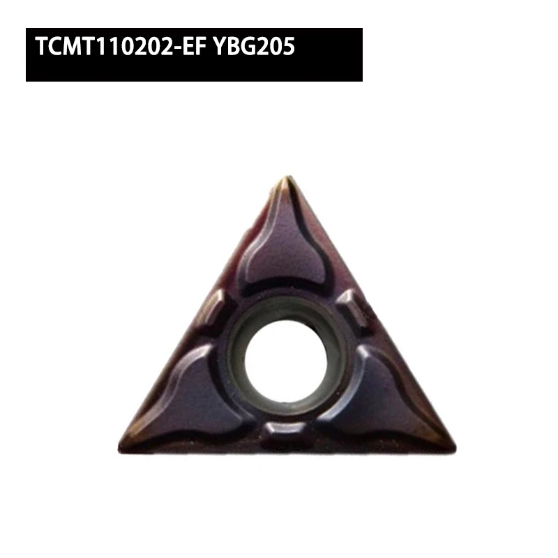 

TCMT-EF -EM Lathe Machine Turning Inserts Suitable For Metal Cutter TCMT090202 YBG202 TCMT090204 YBG205 Turning Lathe Holder