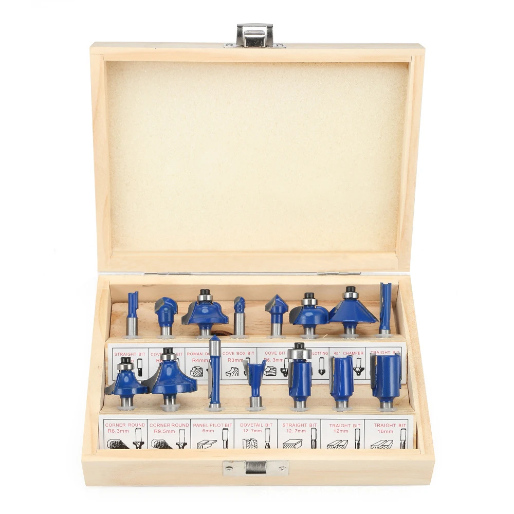 15 шт. 1/4 &quotВольфрам С твердосплавными режущими пластинами: Фрезы для контурной