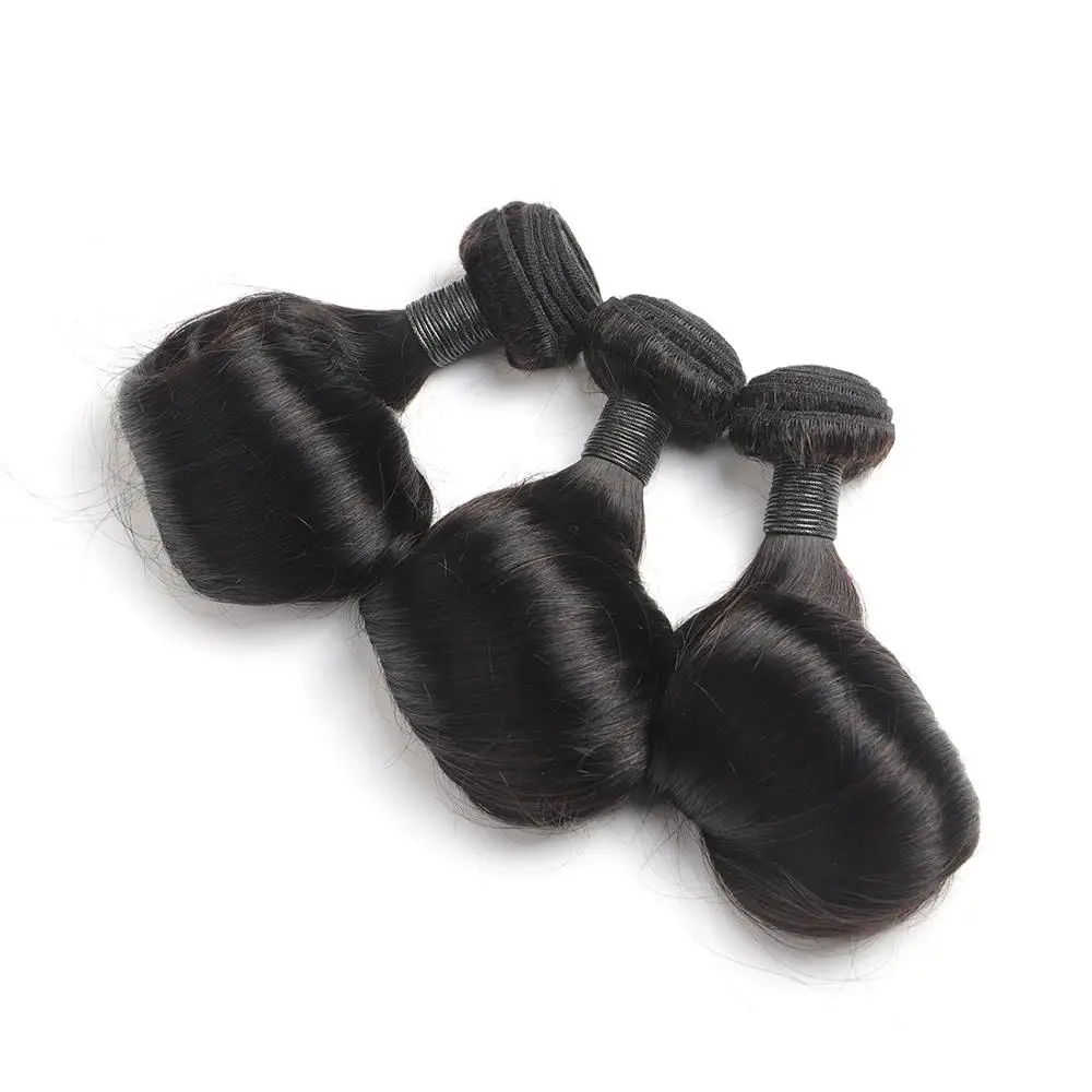 Волосы MIHAIR Remy 3/4 пряди натуральные черные перуанские волосы Funmi кудрявые в форме - Фото №1