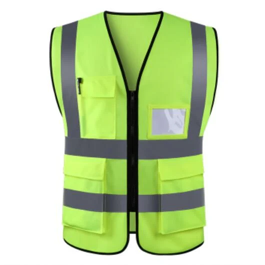 Сигнальный светоотражающий жилет-размер XS s m L XL XXL 3XL 4XL 5XL - Цвет: Цвет: желтый