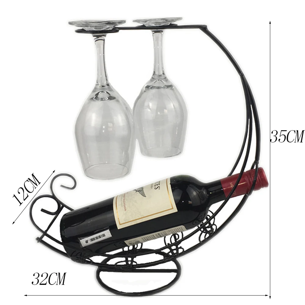 Креативная металлическая стойка для вина подвесной держатель подставка бара