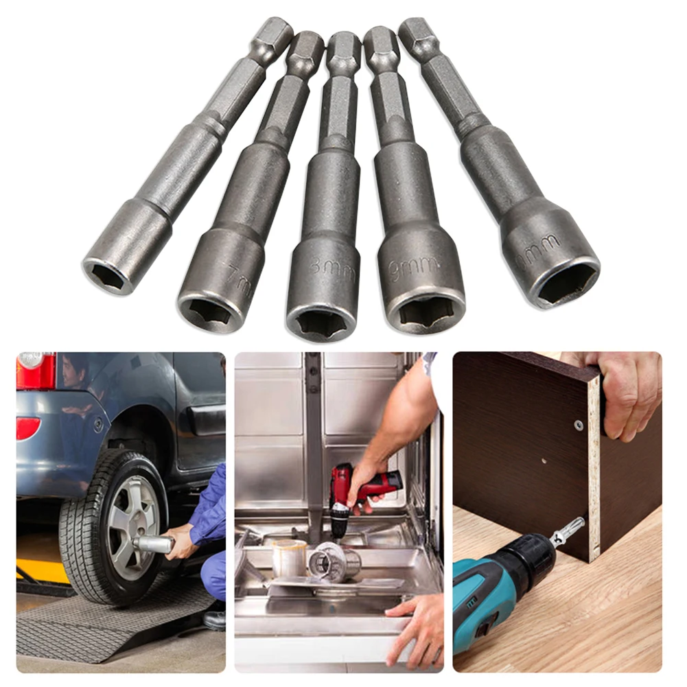 

Адаптер с магнитным шестигранным хвостовиком для электрических отверток сопел, Набор отверток для электрических дрелей, отверток, ручных и...