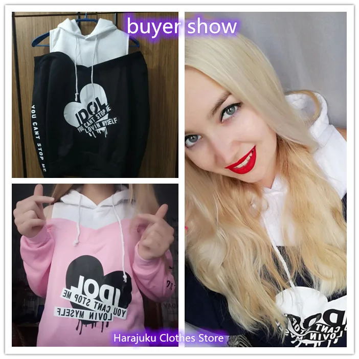 Новая Мода Kpop Bangtan толстовка с капюшоном, толстовка IDOL You Can't Stop Me Love Myself, Женская толстовка Bangtan с капюшоном для мальчиков, толстовки с открытыми плечами