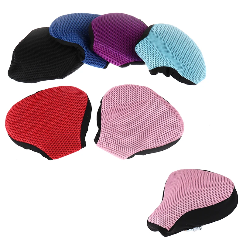 Велосипедное седло мягкий 3D чехол на сиденье велосипеда силиконовое подушка