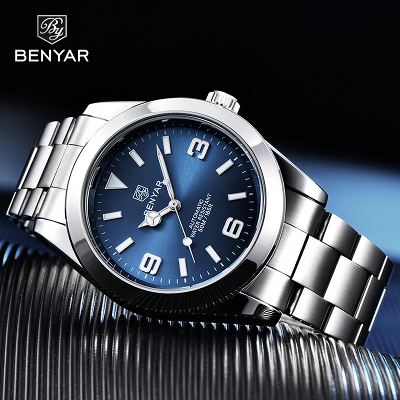 2021 Top Brand Benyar Design Fashion Leisure Men Automatic Mechanical Watch Multifunctional Waterproof Sports Watch Montre Femme