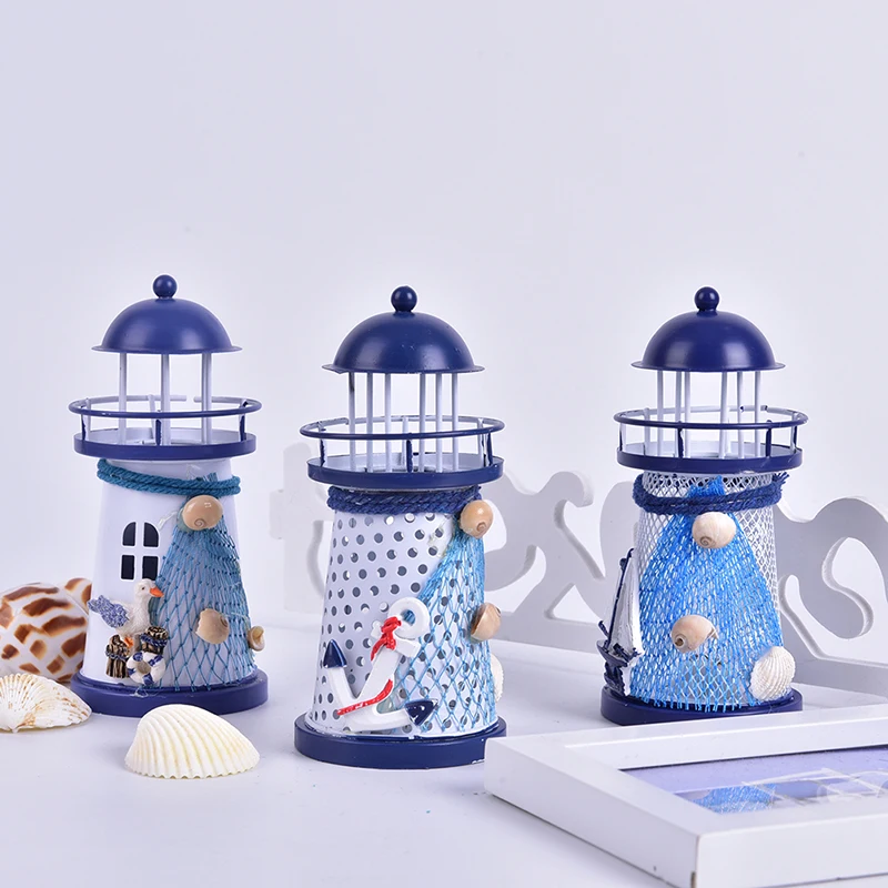 Винтажный держатель для железной Свеча башня в средиземноморском стиле