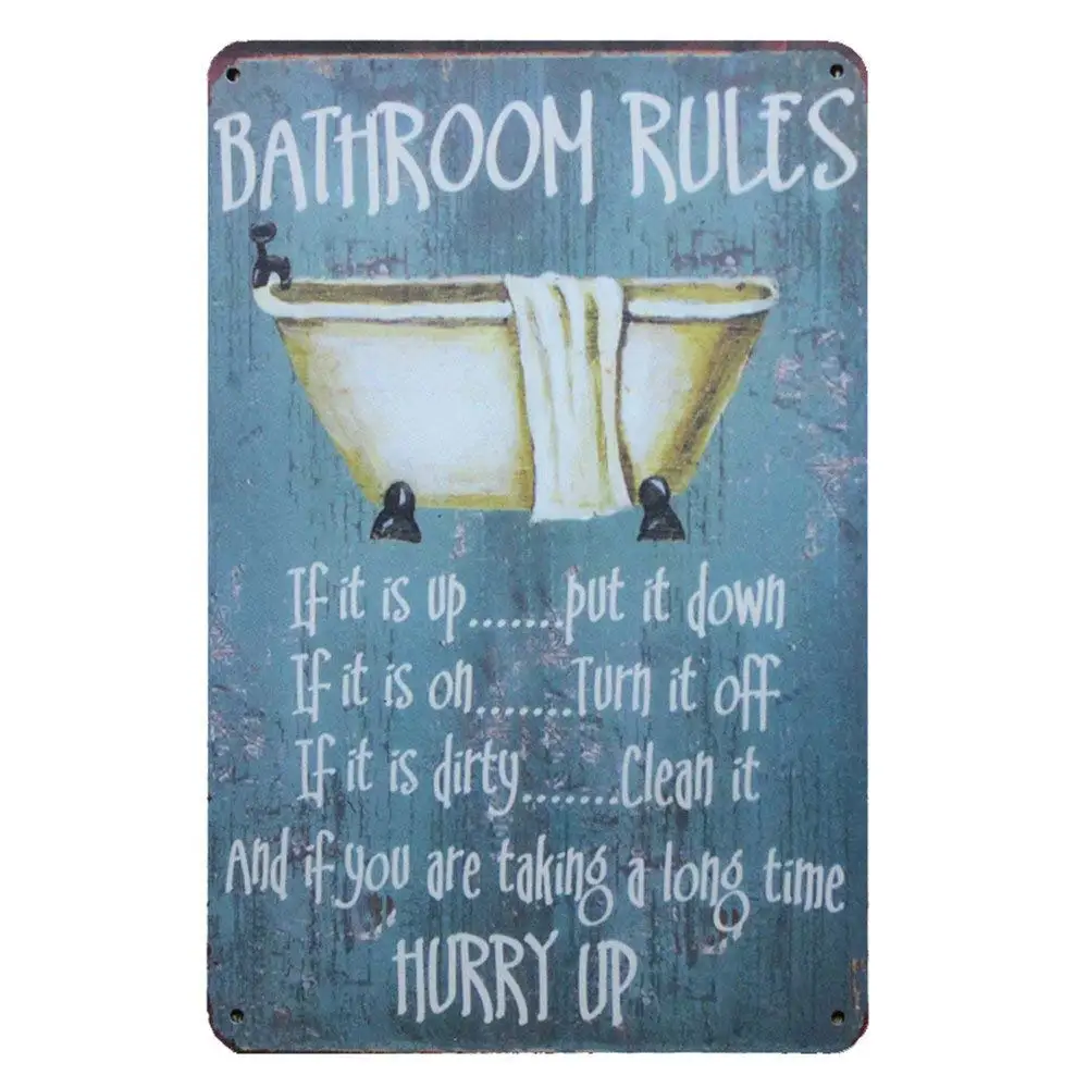 

Metal paint wall sticker wall logo wall decoration office bar bar Shop Garage warning sign etc
