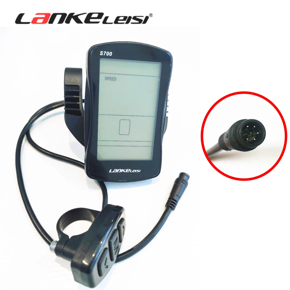 Аксессуары для электровелосипеда Lankeleisi S700/S866 многофункциональный с ЖК-дисплеем -