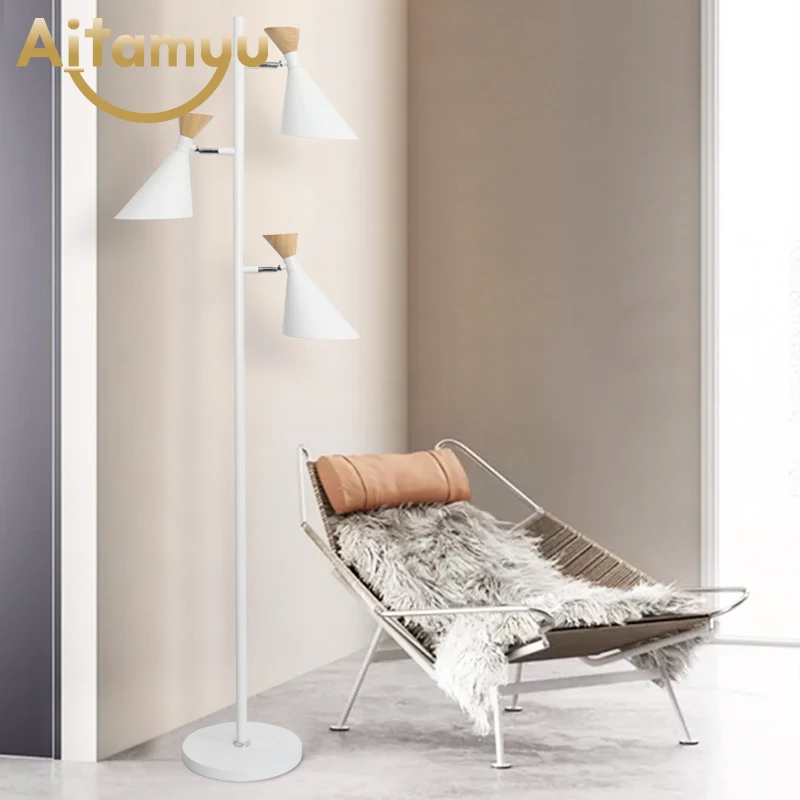 Гостиная Напольная Лампа американская светодиодная Складная стоячая лампа для
