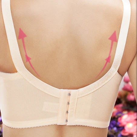 Грудное вскармливание Бюстгальтер хлопок без стального кольца собрать и анти